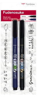 Feutres pinceau Fudenosuke x2