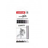 Pochette 5 feutres technique PIN Comics - Uni-ball