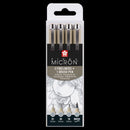 Set de 4 Pigma micron gris froid clair - Royal Talens