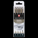 Set de 4 Pigma micron gris froid - Royal Talens