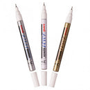 Marqueur Uni Paint permanent pointe calibrée extra-fine 0.5/0.7 mm - 3 coloris