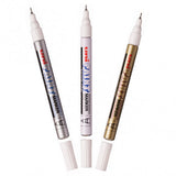 Marqueur Uni Paint permanent pointe calibrée extra-fine 0.5/0.7 mm - 3 coloris