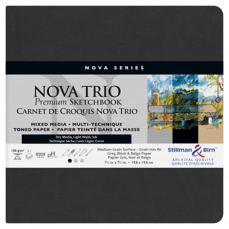 Carnets Nova couverture souple-2 formats-150g/m²-46 feuilles - Stillman & Birn