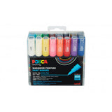 Posca pointe conique extra-fine boite de 16 PC-1MC assortis couleurs basiques