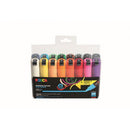 Posca pointe conique large boite de 16 PC-7M assortis couleurs basiques