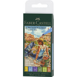 Feutre Pitt Artist Pen-Boîte de 6-Couleurs d'Eté - Faber-Castell