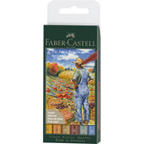 Feutre Pitt Artist Pen-Boîte de 6-Couleurs d'Automne - Faber-Castell