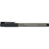 Feutre fin Pitt Artist Pen F, gris chaud IV - Faber-Castell