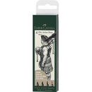 Feutre Pitt Artist Pen, boîte de 4, noir, 1.5/C/B/FM - Faber-Castell