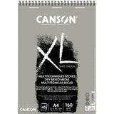 Album XL Sand Grain Mixed Media A4/A3 160g/m²-spirale-40 feuilles-Canson