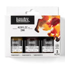 Set de 3 Encres ink 30 ml - Couleurs transparentes