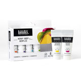 Set de 6 tubes de 22ml de peinture acrylique Liquitex Heavy Body couleurs vibrantes