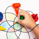 Assortiment de 6 maxi crayons - Lefranc Bourgeois