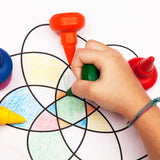 Assortiment de 6 maxi crayons - Lefranc Bourgeois