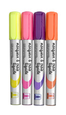 Set de 4 marqueurs craie liquide fun