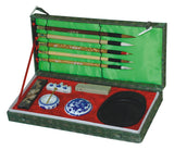 Set de 12 pieces de calligraphie chinoise