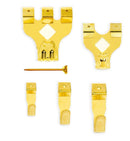 Crochets luxe laiton