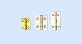 Charnière à vis - 4 pièces