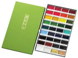 Boîte de 36 godets assortis Aquarelle GANSAÏ semi-opaques