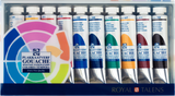 Gouache Extra-fine 20 ml-Boîte de 10 tubes couleurs assorties