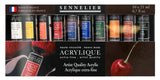 Set de 10 tubes de 21 ml de peinture acrylique extra-fine