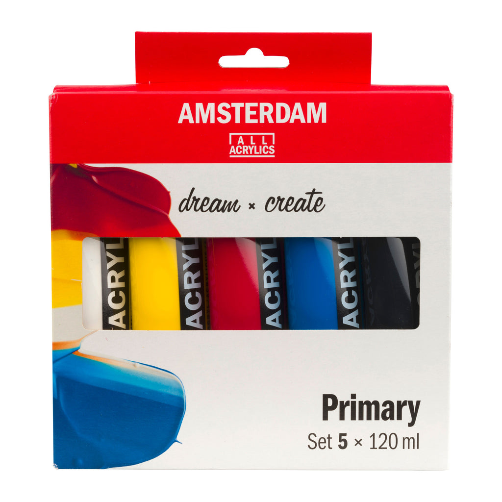 Peinture Acrylique en tube - carmin - 120ml - Amsterdam - Achetez  maintenant