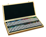 Coffret bois de 50 pastels à l'huile