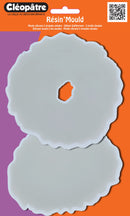 Moule silicone 2 géodes pour résine