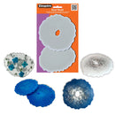 Moule silicone 2 géodes pour résine