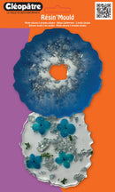 Moule silicone 2 géodes pour résine