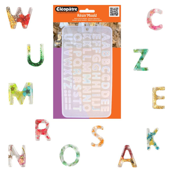 Moule silicone Alphabet pour résine