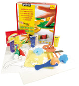 Mini coffret Atelier basique Tacticolor 6 x 20 ml couleurs classiques et accessoires