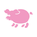 Pochettes de 6 pochoirs plastique - 8 modèles