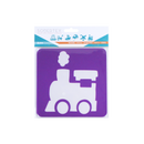 Pochettes de 6 pochoirs plastique - 8 modèles