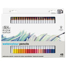 Winsor & Newton set de 48 crayons de couleurs aquarellables