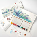Winsor & Newton coffret de 50 crayons de couleurs aquarellables