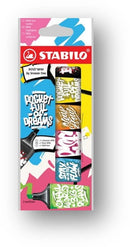 Pochette de 6 surligneurs STABILO BOSS MINI by Snooze One