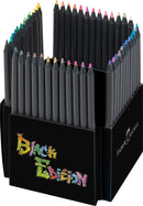 Etui de 50 crayons de couleurs Black Edition