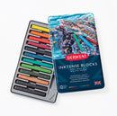 Boîte 12 craies aquarellables Inktense blocks