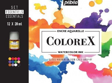 Encre Colorex 20 ml - Set de 12 flacons essentiels