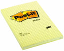 Notes Post-it® grands formats jaune pastel
