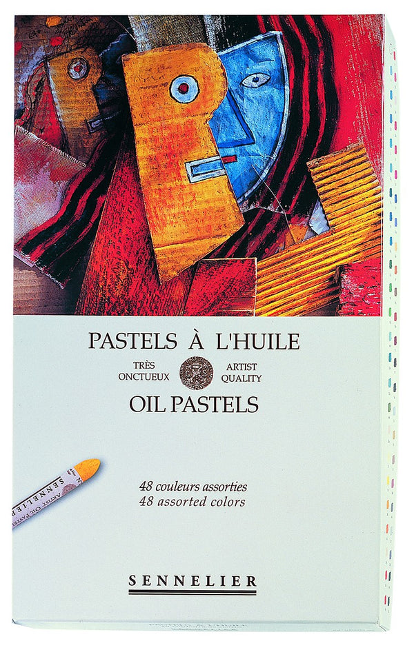 Boîte 48 pastels à l'huile universels
