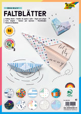 Papier de pliage 10 motifs assortis