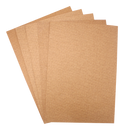 Pochette de 5 feuilles papier A4 imitation cuir - 100% végétal