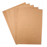 Pochette de 5 feuilles papier A4 imitation cuir - 100% végétal
