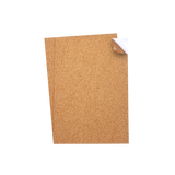 Pochette de 2 feuilles en liège adhésives A4