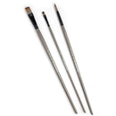 Pochette brosses mangouste synthétique 2