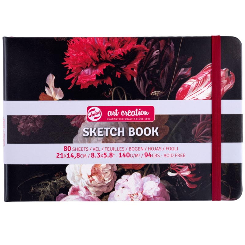 Sketchbook fleurs Art Création 80 feuilles 140g/m² - 2 formats