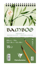 Carnet aquarelle Bamboo 250g/m²