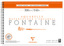 Bloc aquarelle Fontaine Grain Satiné 300g/m²